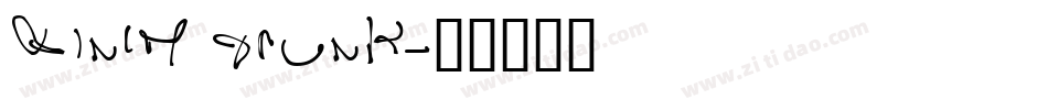 Pinch Drunk字体转换